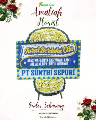 Papan Bunga Duka di Bacan Barat Utara