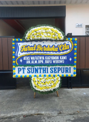 Papan Bunga Duka di Bacan Barat Utara